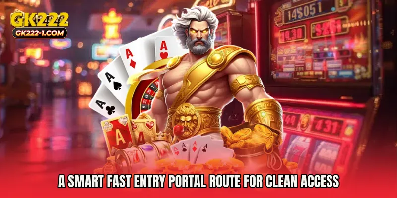 A smart Fast Entry Portal route for clean access