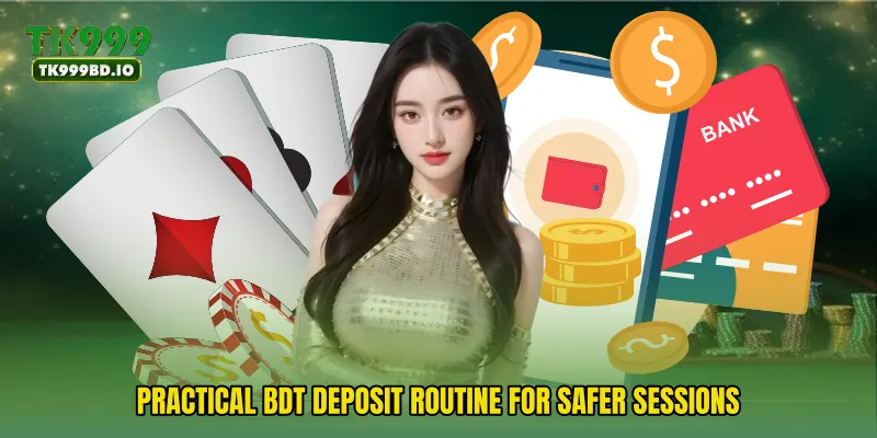 Practical BDT deposit routine for safer sessions
