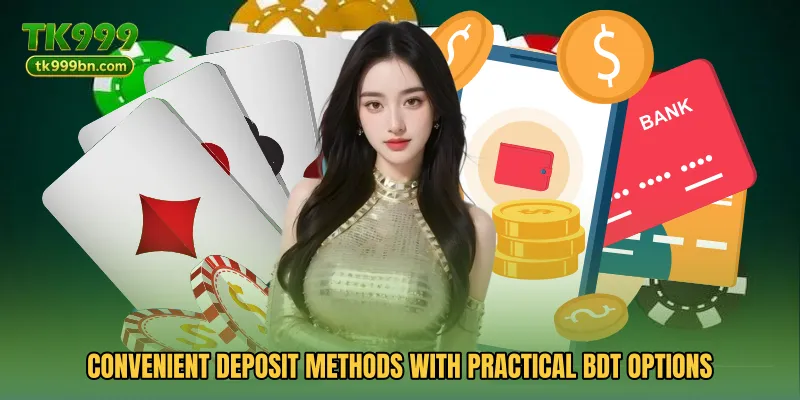 Convenient deposit methods with practical BDT options
