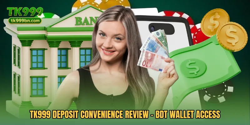 TK999 Deposit Convenience Review - BDT Wallet Access